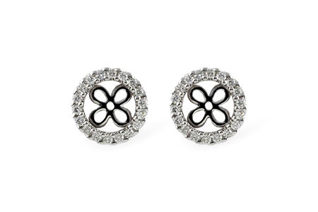 A214-58477: EARRING JACKETS .30 TW (FOR 1.50-2.00 CT TW STUDS)