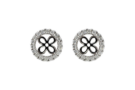 A214-58477: EARRING JACKETS .30 TW (FOR 1.50-2.00 CT TW STUDS)