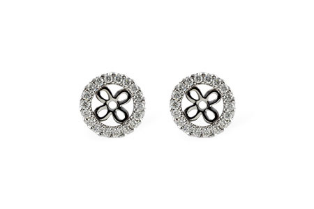 B214-58468: EARRING JACKETS .24 TW (FOR 0.75-1.00 CT TW STUDS)