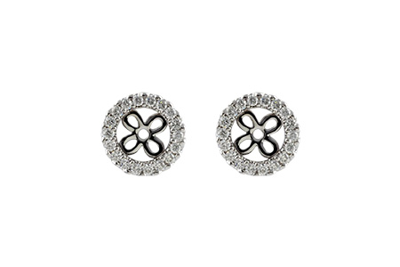 B214-58468: EARRING JACKETS .24 TW (FOR 0.75-1.00 CT TW STUDS)