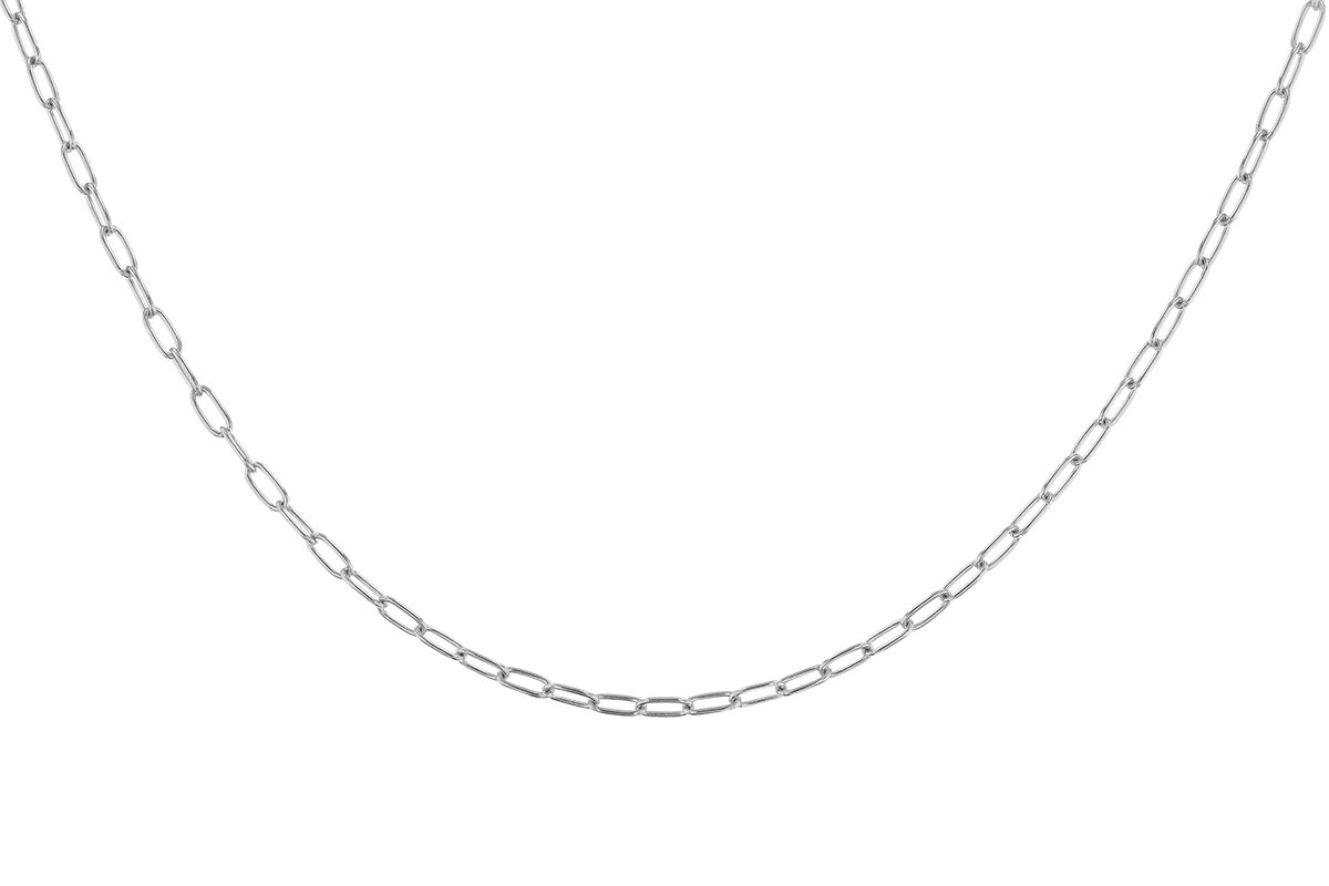 D300-96695: PAPERCLIP SM (18", 2.40MM, 14KT, LOBSTER CLASP)