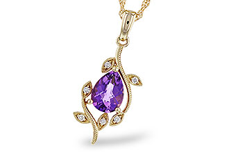 D301-84867: NECKLACE .88 AMETHYST .93 TGW (8x6MM AMY)