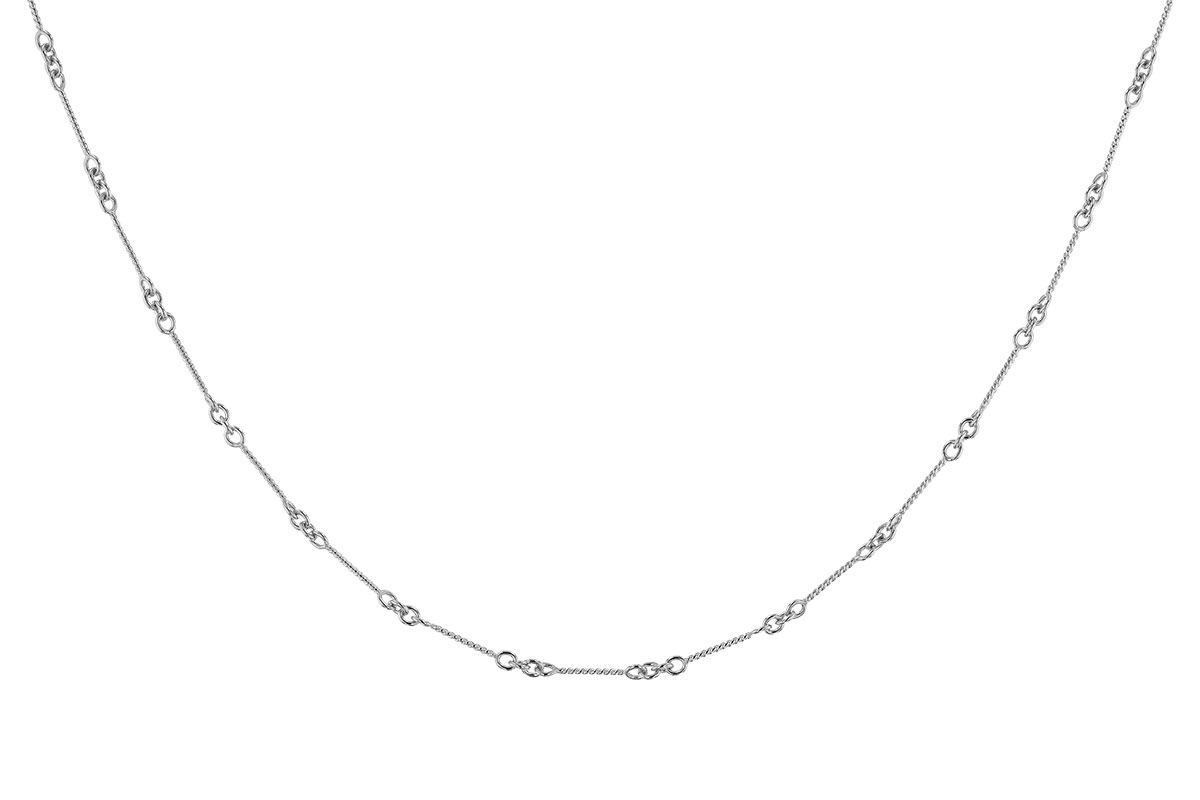 E301-82104: TWIST CHAIN (7IN, 0.8MM, 14KT, LOBSTER CLASP)