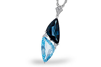 F301-83958: NECK 6.87 BLUE TOPAZ 6.97 TGW