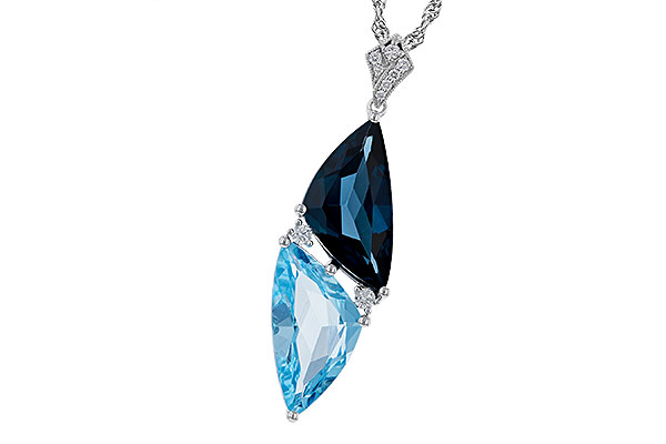 F301-83958: NECK 6.87 BLUE TOPAZ 6.97 TGW