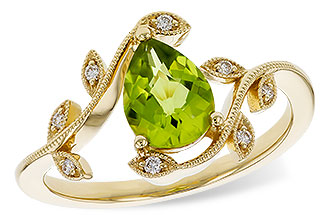 F301-83976: LDS RG 1.16 PERIDOT 1.22 TGW (8x6MM PER)