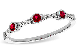 F301-84867: LDS WED RG .15 RUBY .24 TGW