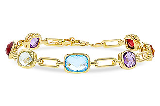 G301-85776: BRACELET 8.87 TW SEMI-PREC (GT,CIT,AMY,G.AMY,BT)