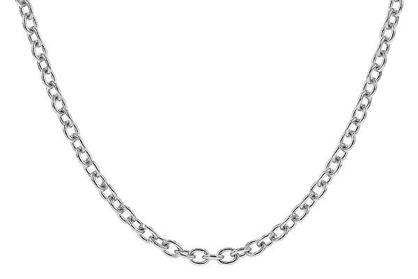 H300-97576: CABLE CHAIN (24", 1.3MM, 14KT, LOBSTER CLASP)