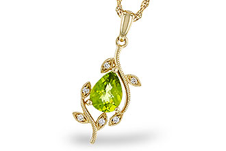H301-84858: NECKLACE 1.16 PERIDOT 1.21 TGW (8x6MM PER)