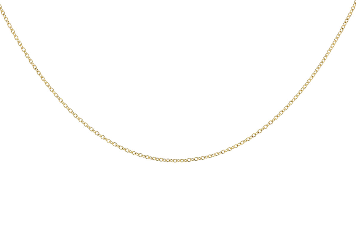L300-97576: CABLE CHAIN (18IN, 1.3MM, 14KT, LOBSTER CLASP)