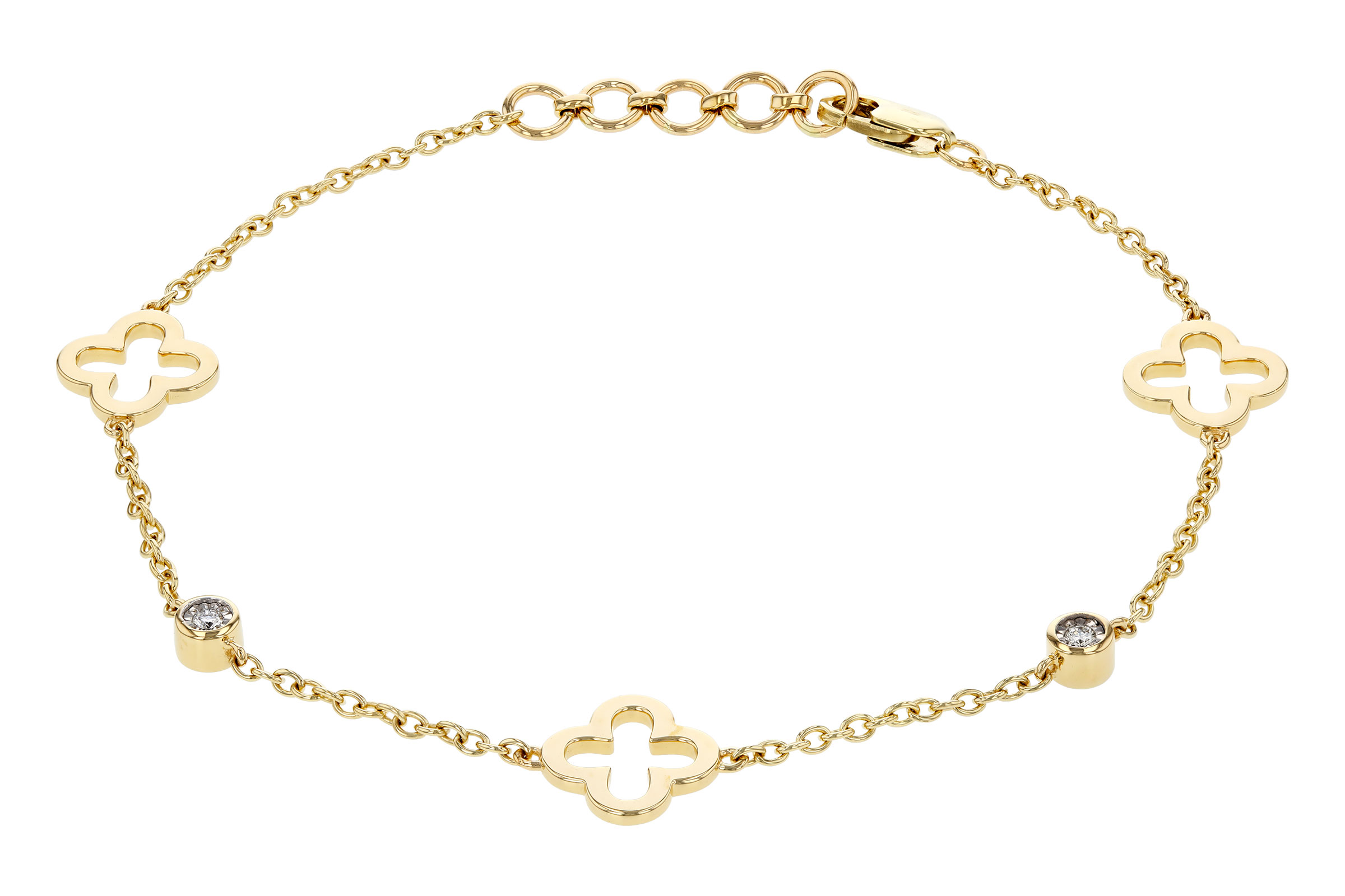 L302-73958: BRACELET .06 TW (7.25")