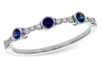 M301-84858: LDS WED RG .16 SAPPHIRE .25 TGW