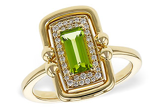 M301-90285: LDS RG .72 PERIDOT .84 TGW (8x4MM PER)
