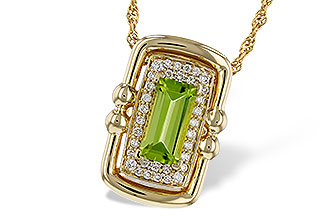 M301-90303: NECKLACE .72 PERIDOT .84 TGW (8x4MM PER)